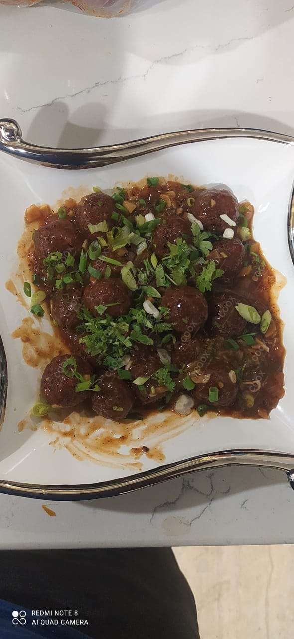 Delicious Veg Manchurian (Dry) prepared by COOX