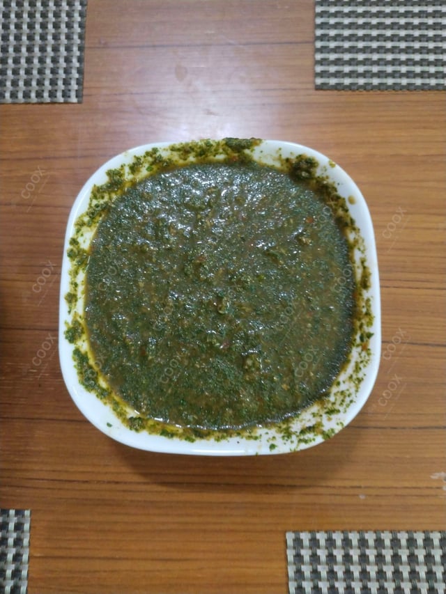 Delicious Green Chutney prepared by COOX