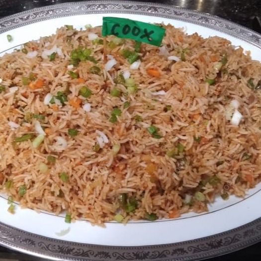 Delicious Veg Fried Rice prepared by COOX