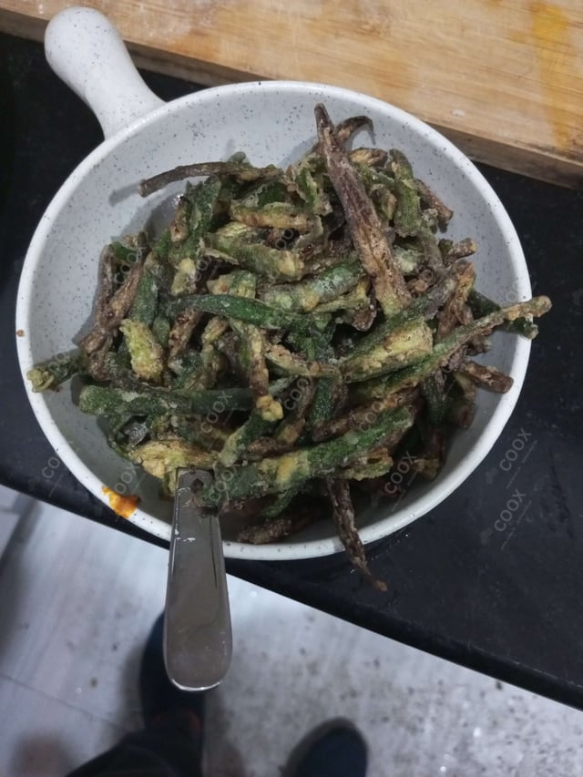 Delicious Kurkuri Bhindi prepared by COOX