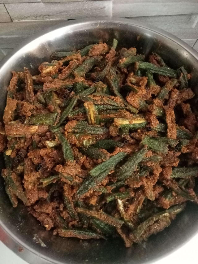 Delicious Kurkuri Bhindi prepared by COOX