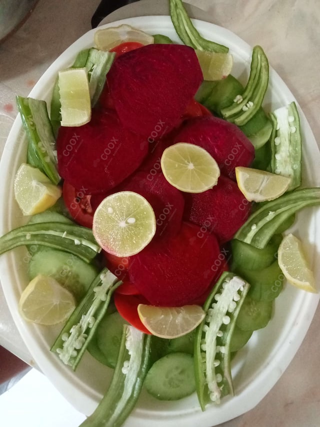 Delicious Salad, Papad prepared by COOX