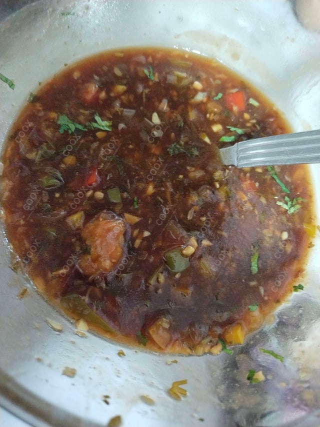 Delicious Veg Manchurian (Gravy) prepared by COOX