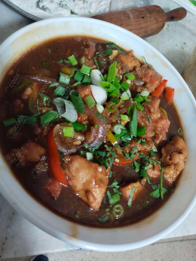 Delicious Chicken in Black Bean Sauce prepared by COOX