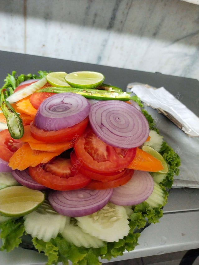 Delicious Salad, Papad prepared by COOX