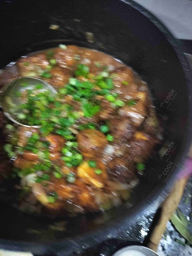 Delicious Veg Manchurian (Dry) prepared by COOX