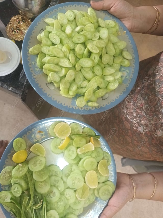 Delicious Salad, Papad prepared by COOX