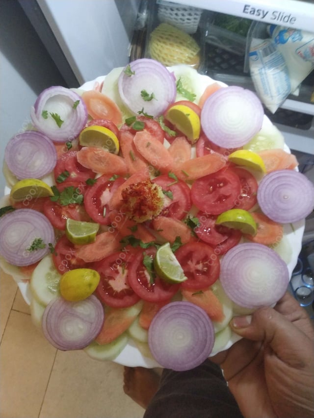 Delicious Salad, Papad prepared by COOX