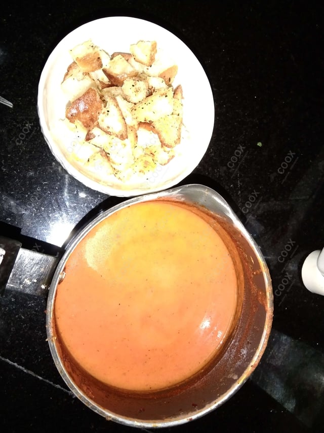 Delicious Tomato Basil Soup prepared by COOX