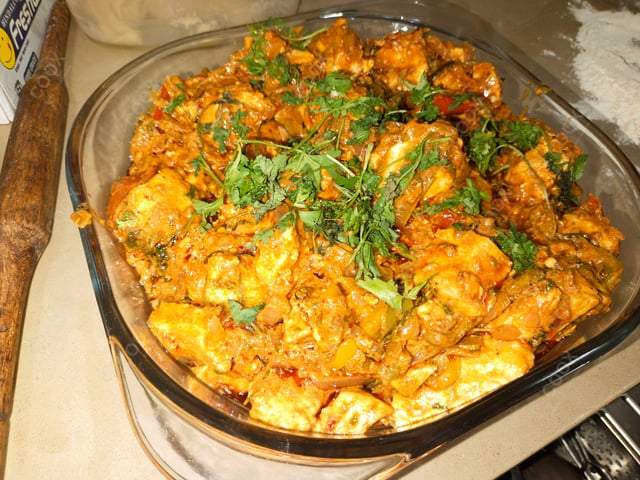 Delicious Kadhai Paneer prepared by COOX