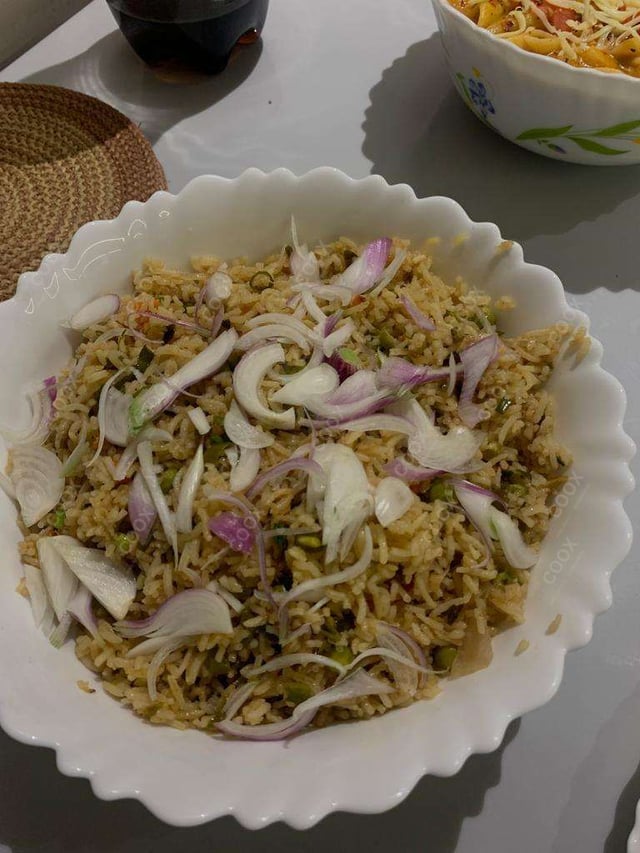 Delicious Veg Fried Rice prepared by COOX