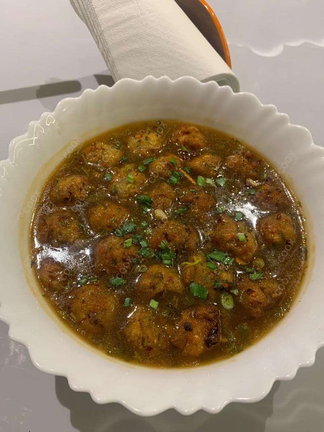 Delicious Veg Manchurian (Gravy) prepared by COOX