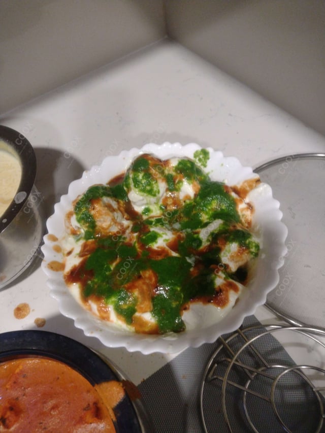 Delicious Dahi Bhalla prepared by COOX