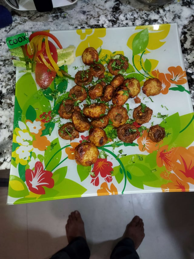 Delicious Mushroom Tikka prepared by COOX