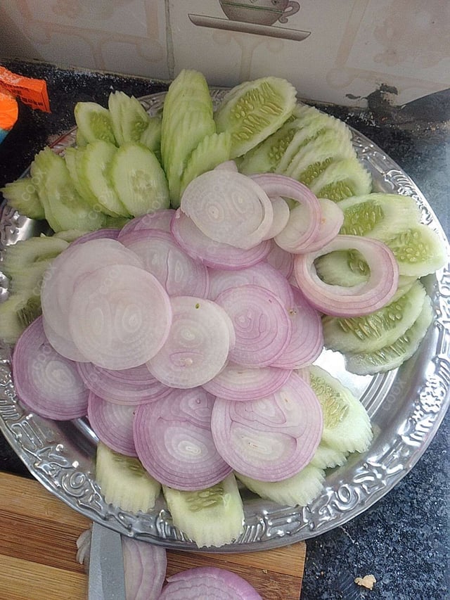 Delicious Salad, Papad prepared by COOX