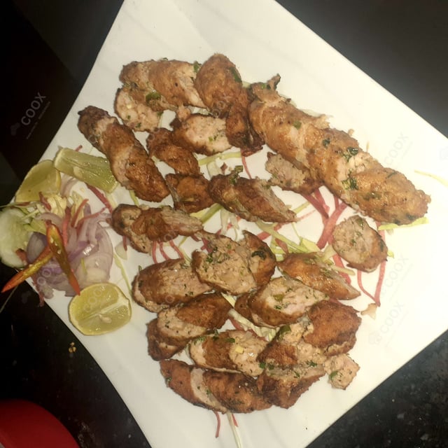 Delicious Chicken Seekh Kebab prepared by COOX