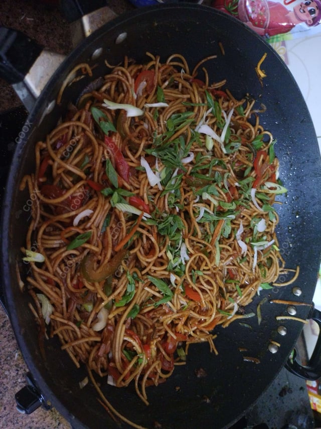 Delicious Chilli Garlic Noodles prepared by COOX