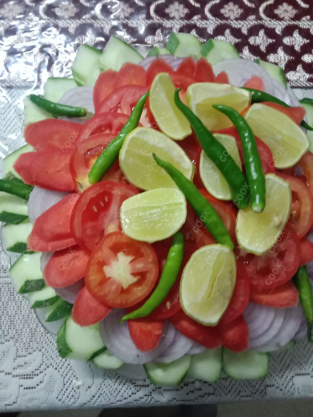 Delicious Salad, Papad prepared by COOX