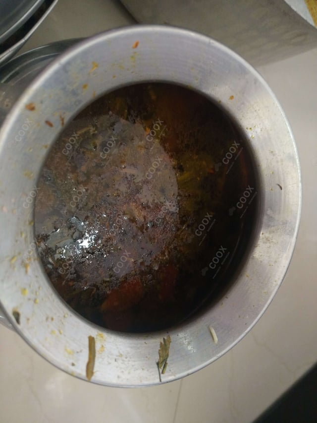 Delicious Rasam prepared by COOX