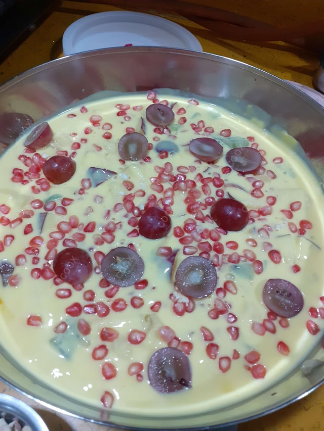 Delicious Fruit Custard prepared by COOX