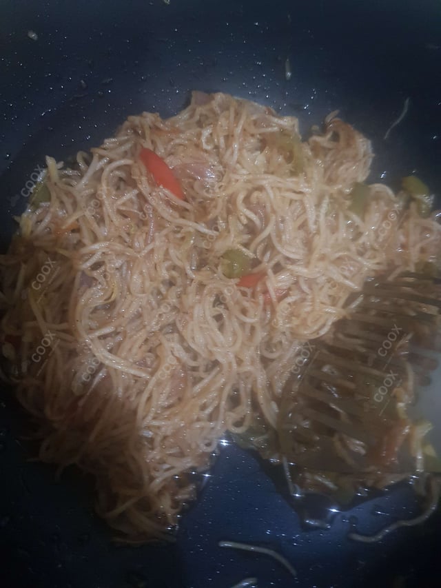 Delicious Chilli Garlic Noodles prepared by COOX