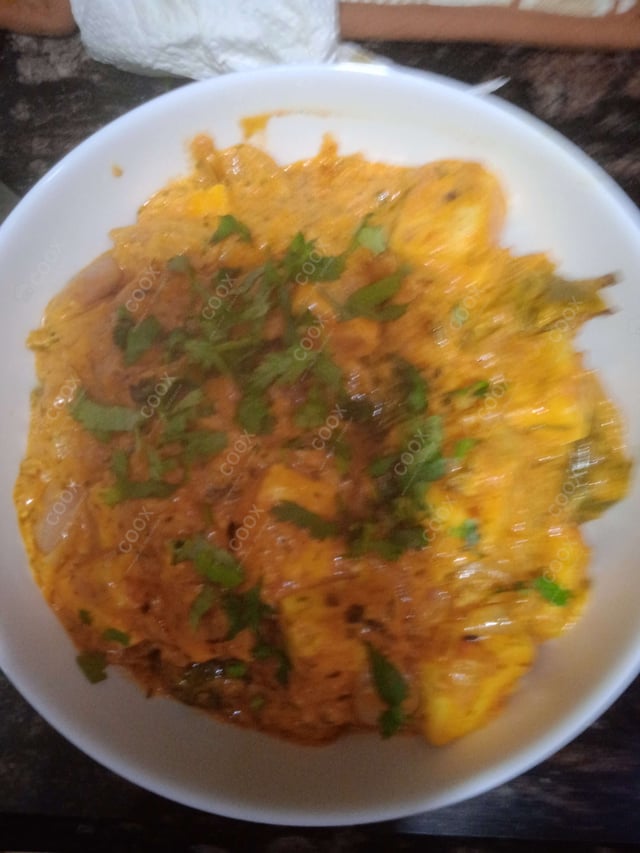 Delicious Kadhai Paneer prepared by COOX