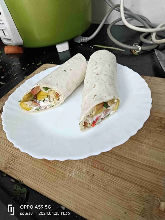 Delicious Chicken Burritos prepared by COOX