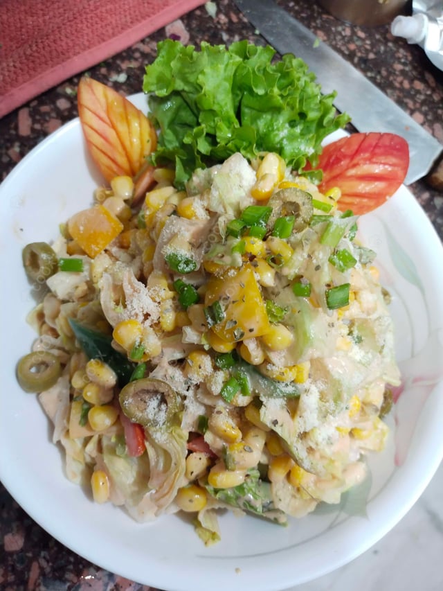 Delicious American Corn Salad prepared by COOX