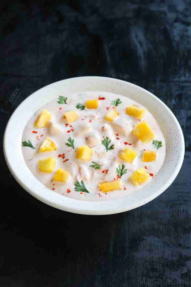 Delicious Pineapple Raita prepared by COOX