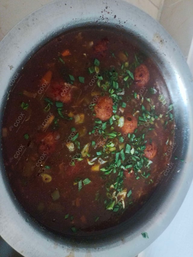 Delicious Veg Manchurian (Gravy) prepared by COOX