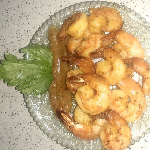 Delicious Butter Garlic Prawns prepared by COOX