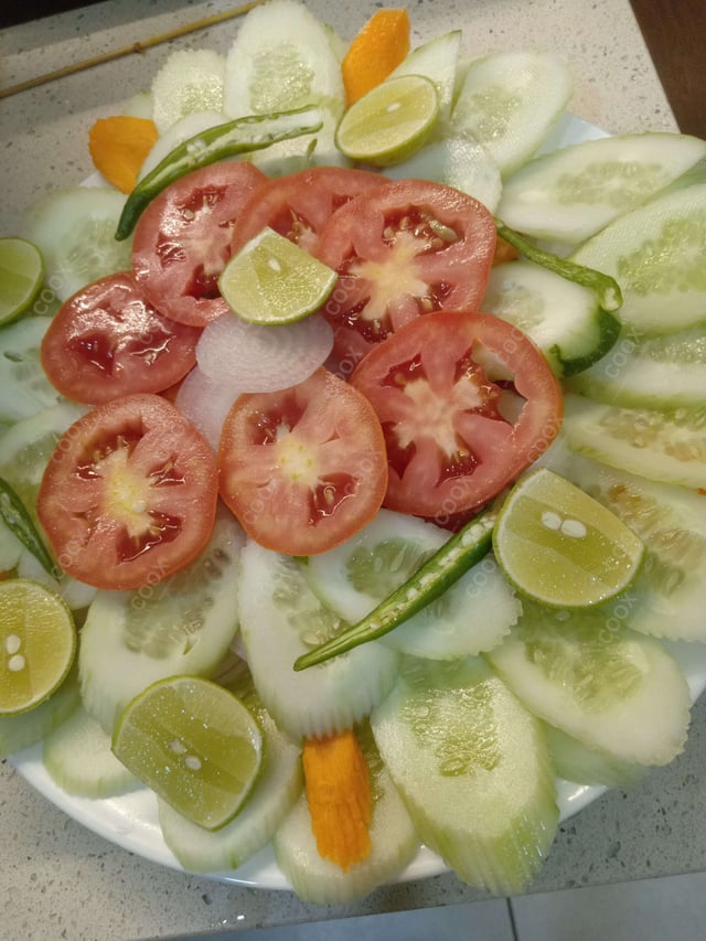 Delicious Salad, Papad prepared by COOX