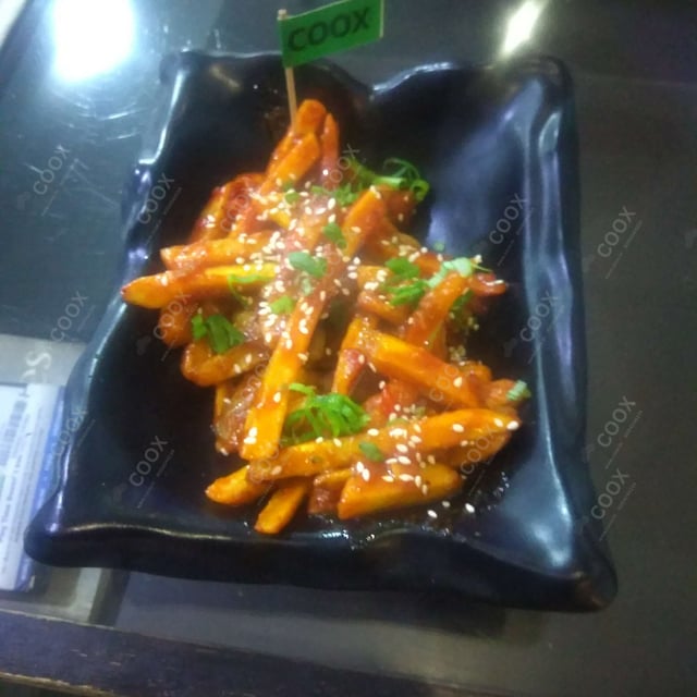 Delicious Honey Chilly Potato prepared by COOX