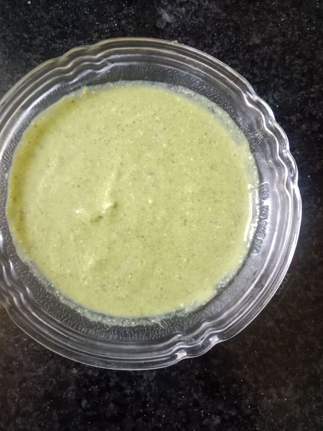 Delicious Green Chutney prepared by COOX