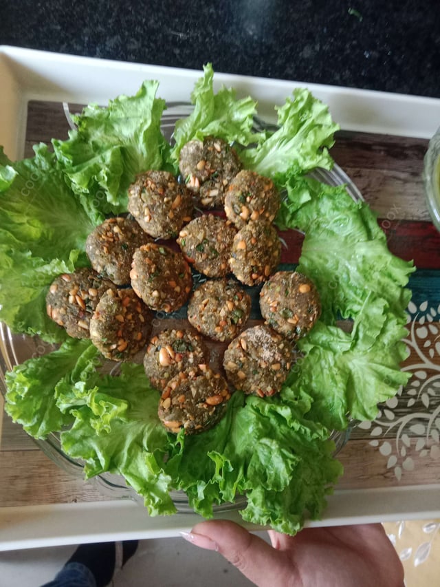 Delicious Hariyali Kebab prepared by COOX