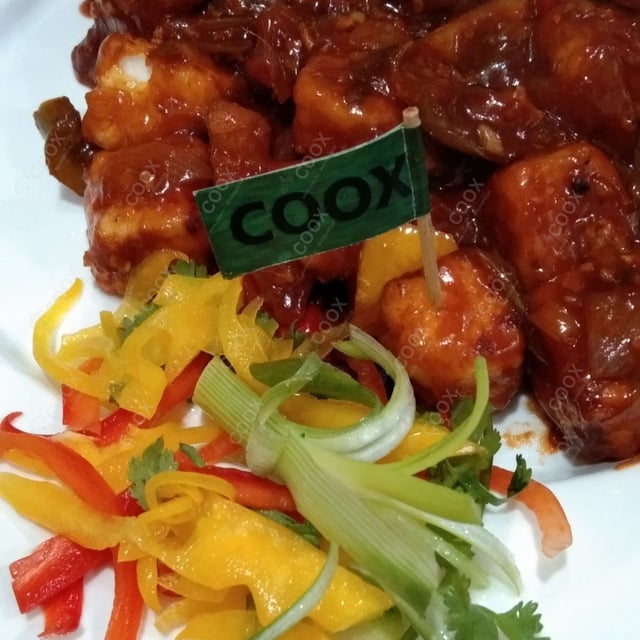 Delicious Chilly Paneer prepared by COOX