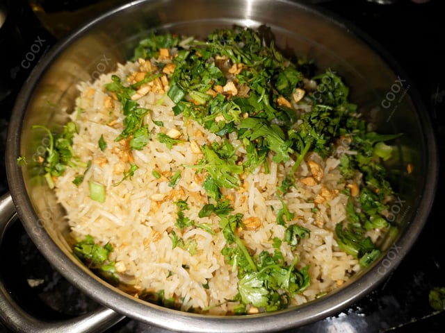 Delicious Burnt Garlic Rice prepared by COOX