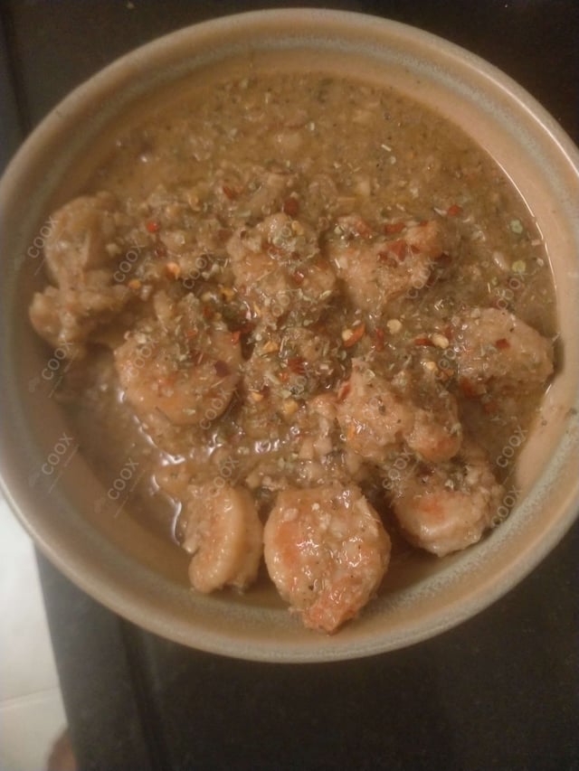 Delicious Butter Garlic Prawns prepared by COOX