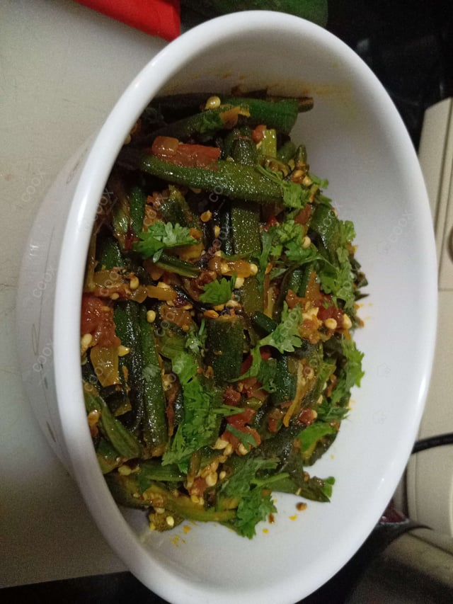 Delicious Kurkuri Bhindi prepared by COOX