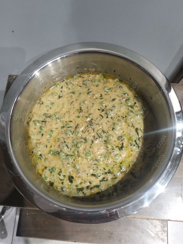 Delicious Methi Matar Malai prepared by COOX