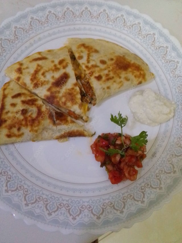 Delicious Veg Quesadillas prepared by COOX