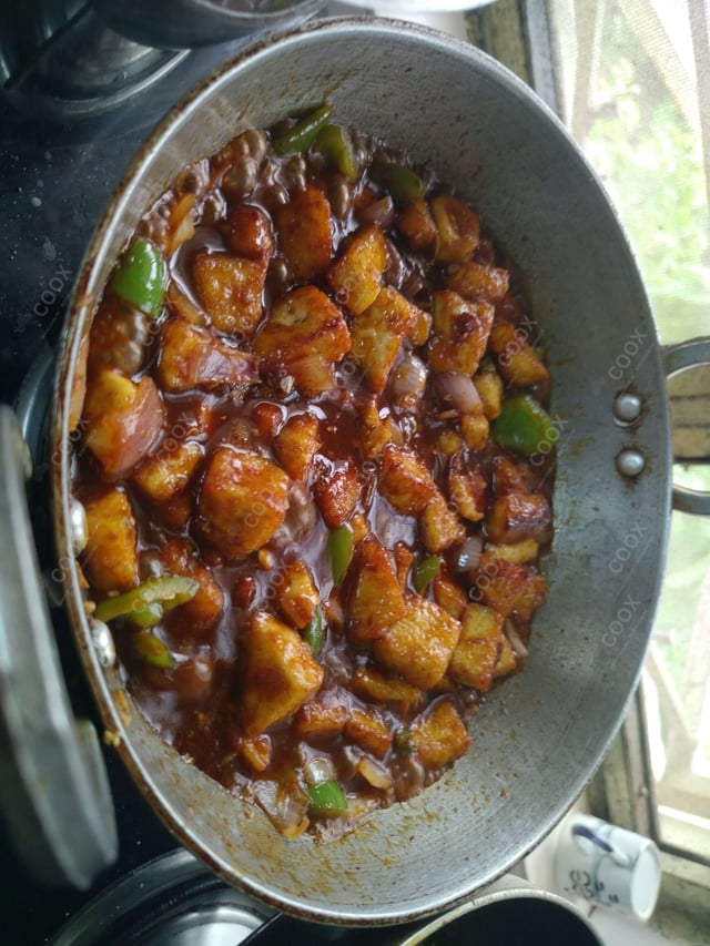 Delicious Chilli Paneer (Gravy) prepared by COOX