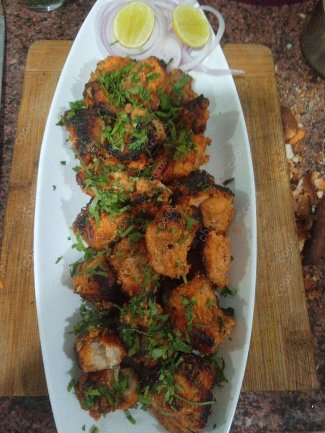 Delicious Fish Tikka prepared by COOX