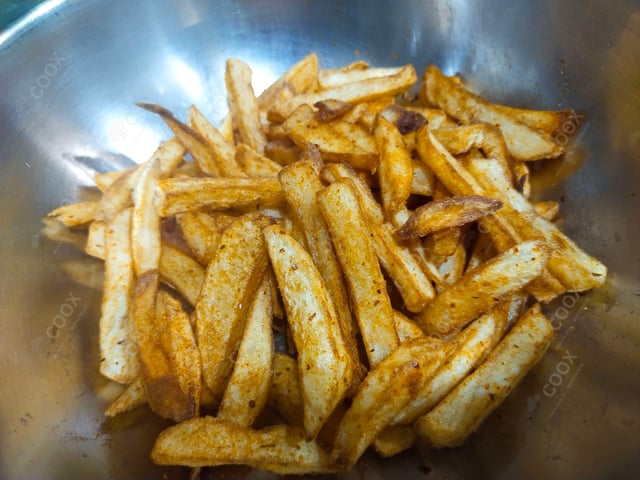 Delicious Peri Peri Fries prepared by COOX