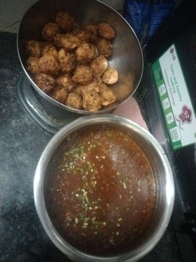 Delicious Veg Manchurian (Gravy) prepared by COOX