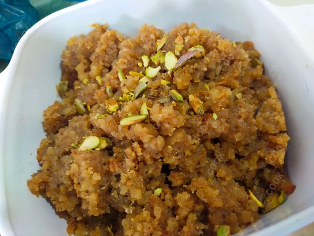 Delicious Moong Dal Halwa prepared by COOX