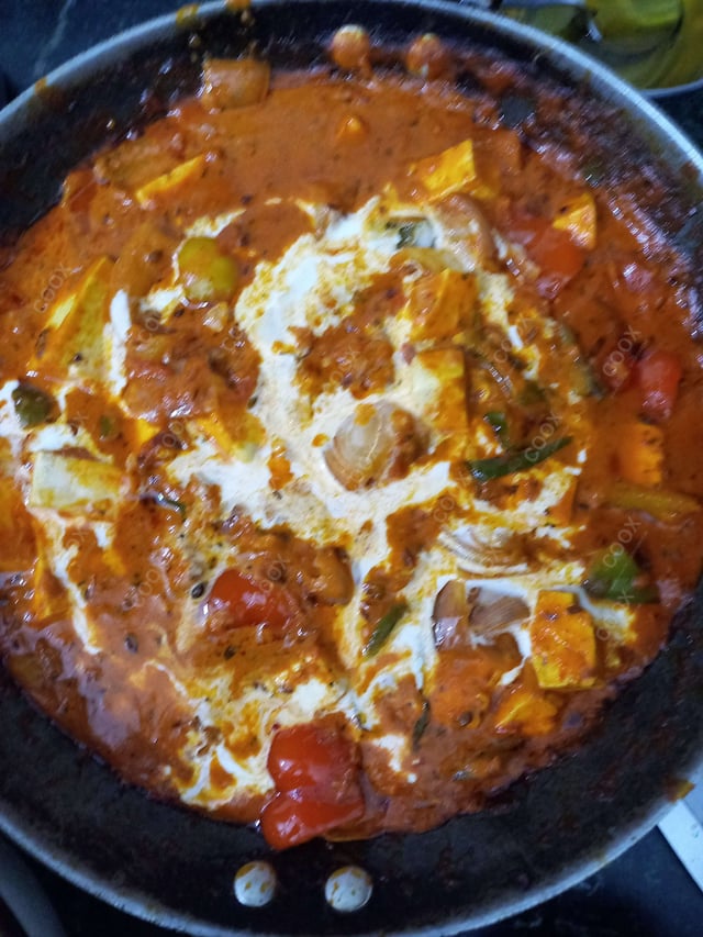 Delicious Kadhai Paneer prepared by COOX