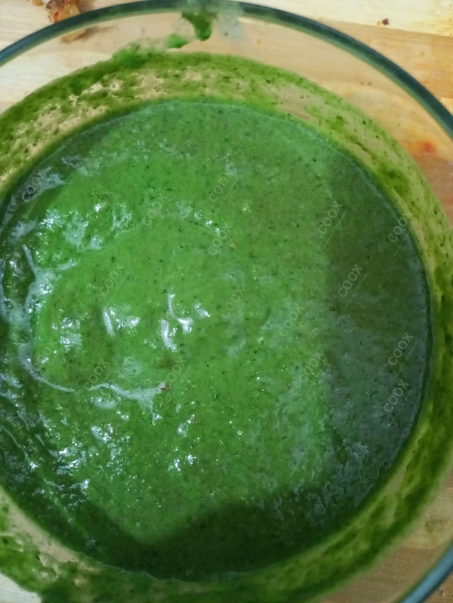 Delicious Green Chutney prepared by COOX