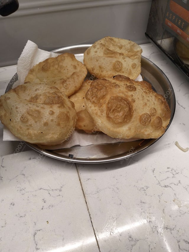 Delicious Bhature prepared by COOX