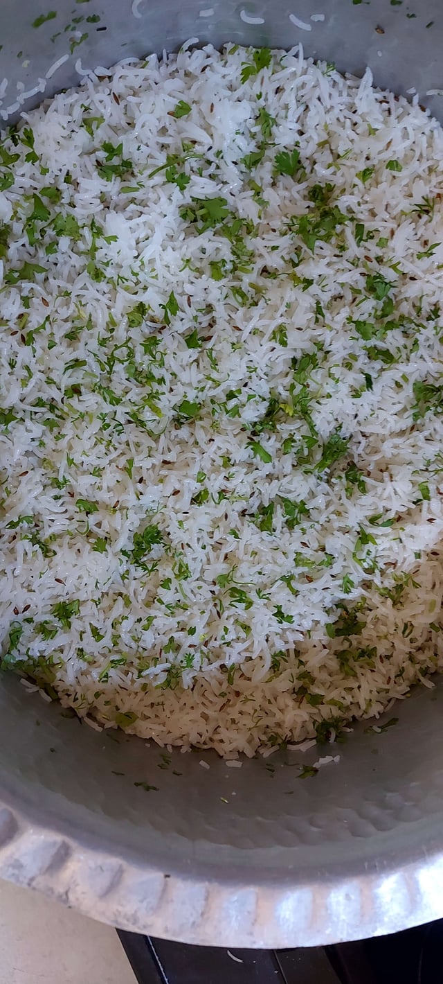 Delicious Jeera Rice prepared by COOX